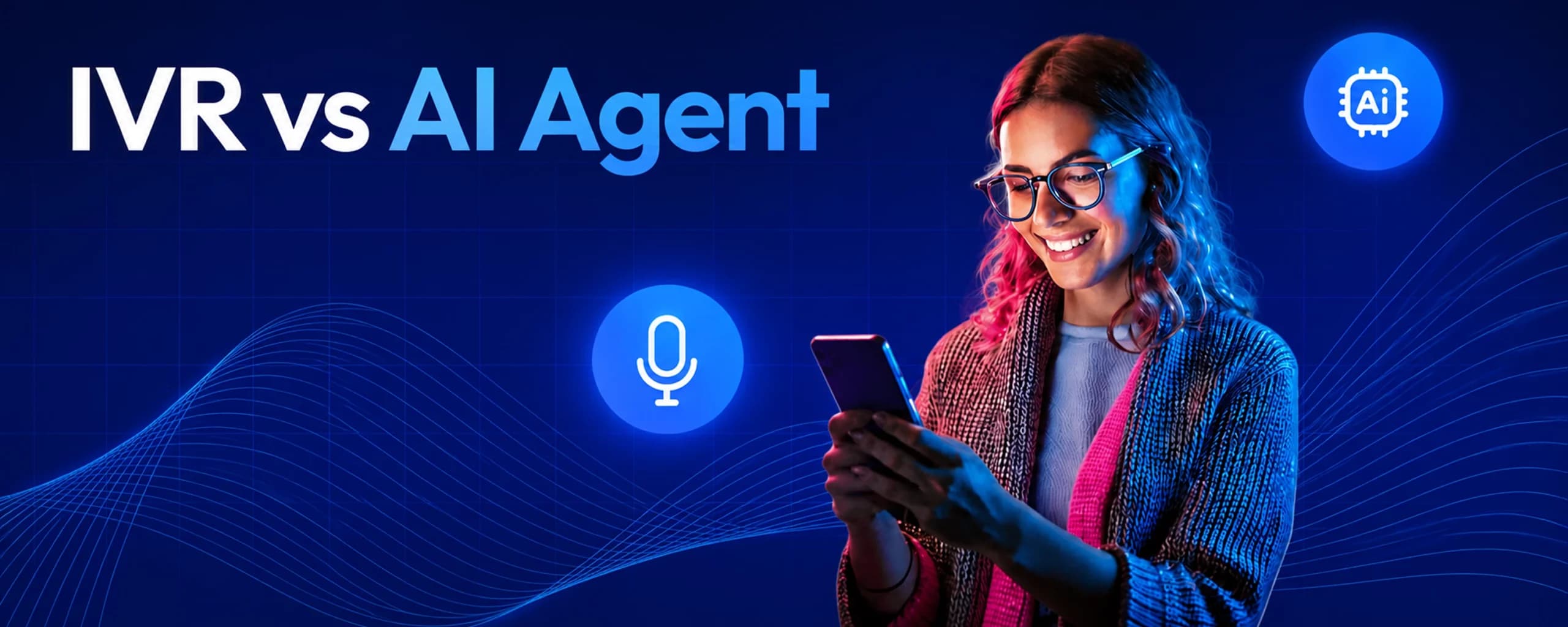 what is the difference between voice ai and ivr