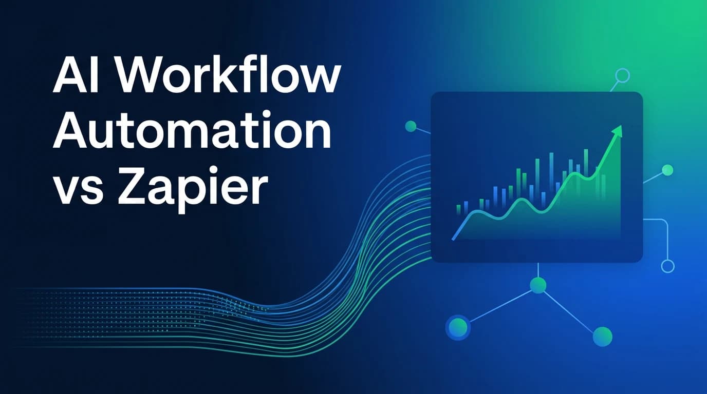 AI workflow automation vs Zapier - feature image