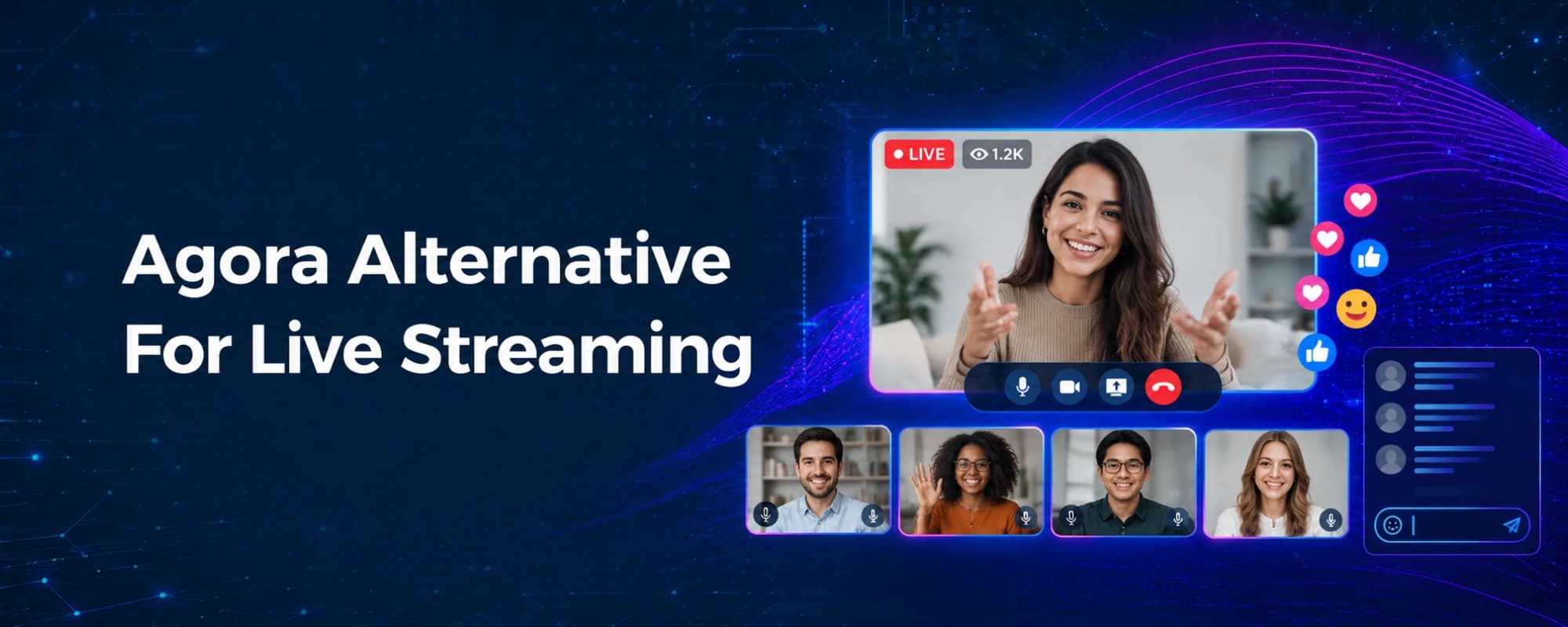 Agora Alternative For Live Streaming- feature image