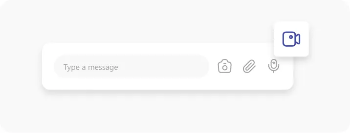 Video Messages interface