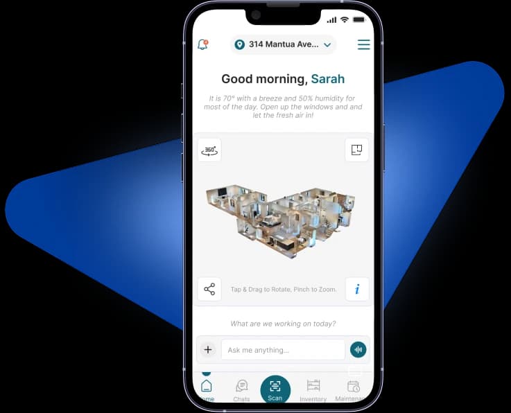 HomeSpark App Interface